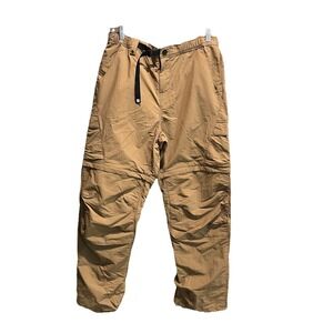 686 Brown Traverse Zip Off Cargo Men's Pants Wide Tapered Fit Size Medium